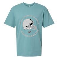 What Happens In Vegas Started In Oakland Sueded Cloud Jersey T-Shirt