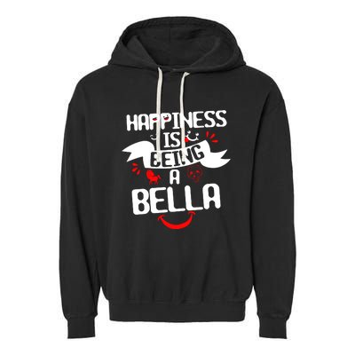 Women Happiness Is Being A Bella Best Grandma T Garment-Dyed Fleece Hoodie