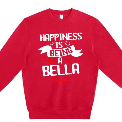 Women Happiness Is Being A Bella Best Grandma T Premium Crewneck Sweatshirt