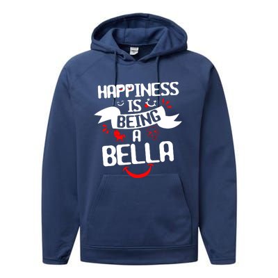 Women Happiness Is Being A Bella Best Grandma T Performance Fleece Hoodie