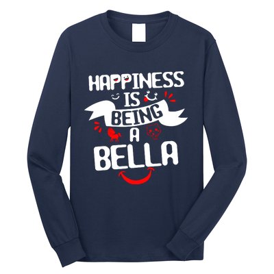 Women Happiness Is Being A Bella Best Grandma T Long Sleeve Shirt