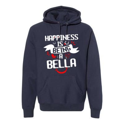 Women Happiness Is Being A Bella Best Grandma T Premium Hoodie