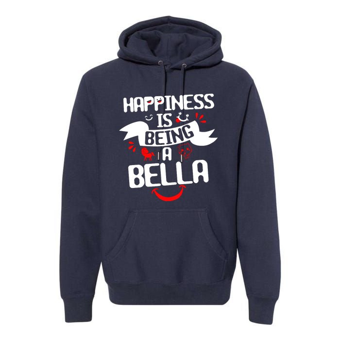 Women Happiness Is Being A Bella Best Grandma T Premium Hoodie