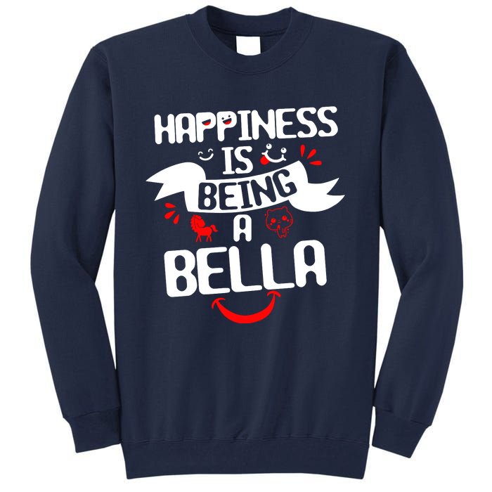 Women Happiness Is Being A Bella Best Grandma T Tall Sweatshirt