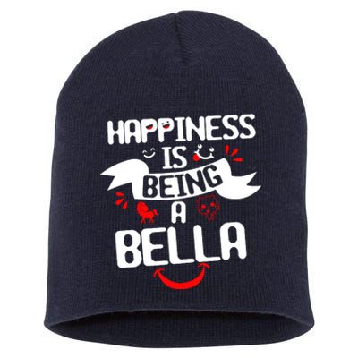 Women Happiness Is Being A Bella Best Grandma T Short Acrylic Beanie