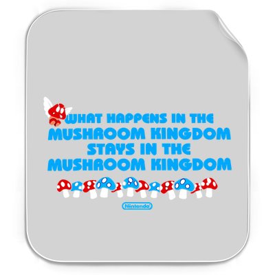 What Happens In The Mushroom Kingdom Stays In The Mushroom Kingdom Permanent Decal Sticker