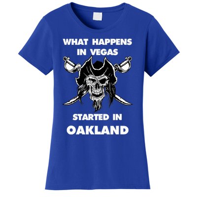 What happens in Vegas started in Oakland Gift Christmas Women's T-Shirt