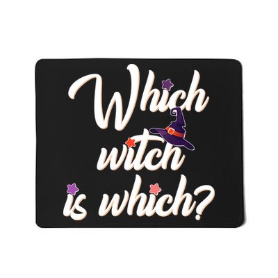 Which Witch Is Which? Mousepad