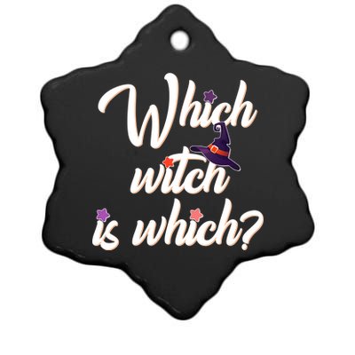 Which Witch Is Which? Ceramic Star Ornament