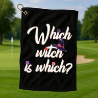 Which Witch Is Which? Golf Towel