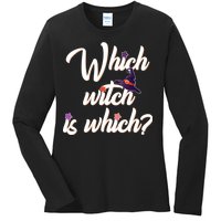 Which Witch Is Which? Ladies Long Sleeve Shirt