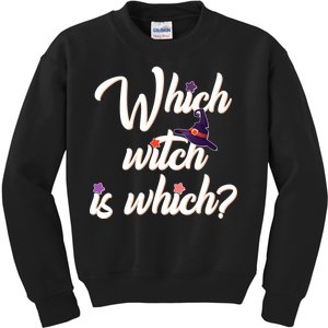 Which Witch Is Which? Kids Sweatshirt