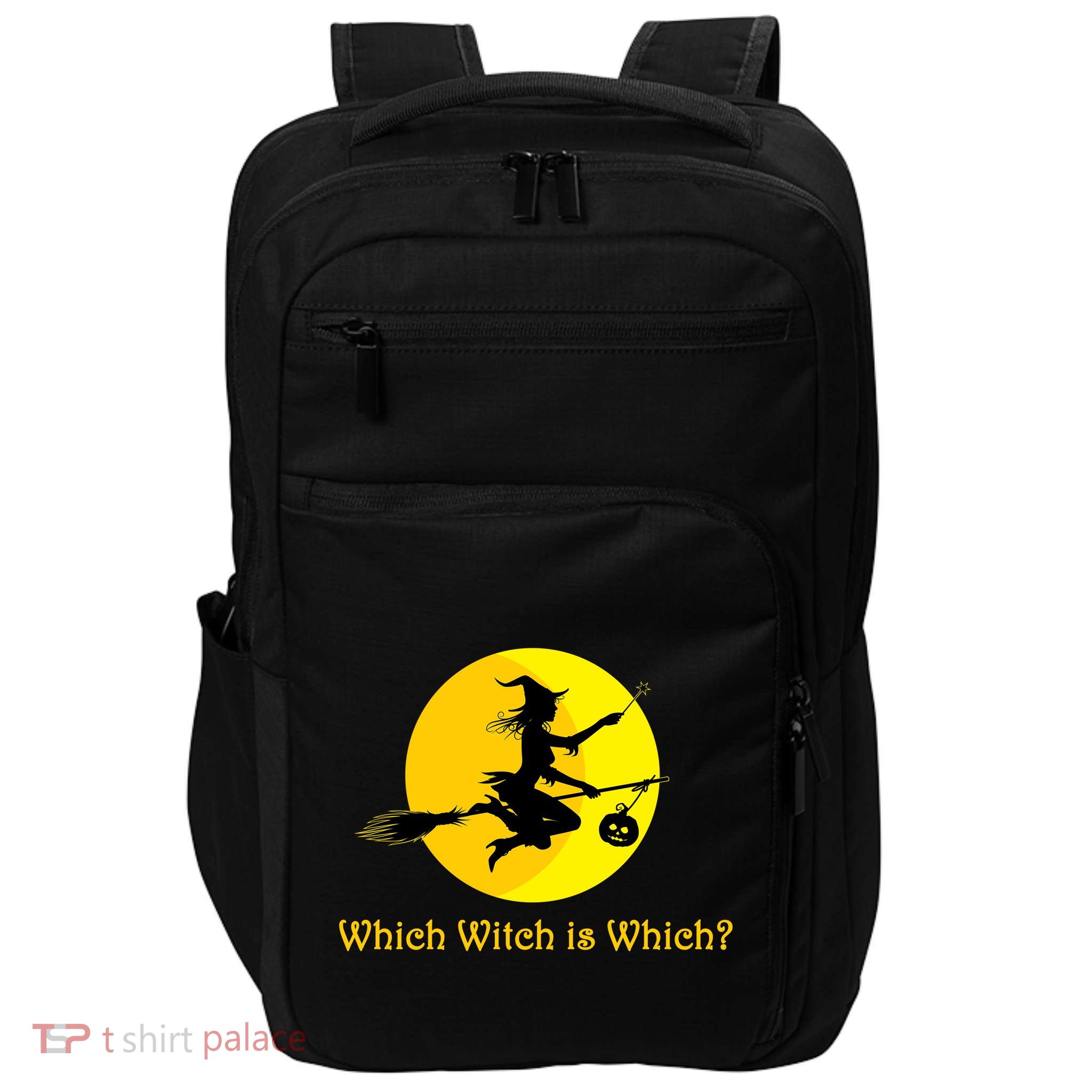 Which Witch is Which? Funny Halloween Impact Tech Backpack