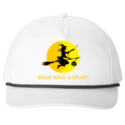 Which Witch is Which? Funny Halloween Snapback Five-Panel Rope Hat