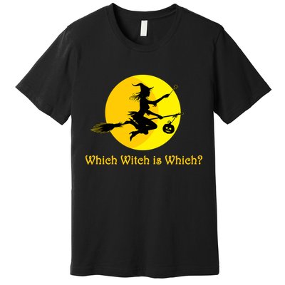 Which Witch is Which? Funny Halloween Premium T-Shirt