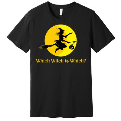 Which Witch is Which? Funny Halloween Premium T-Shirt