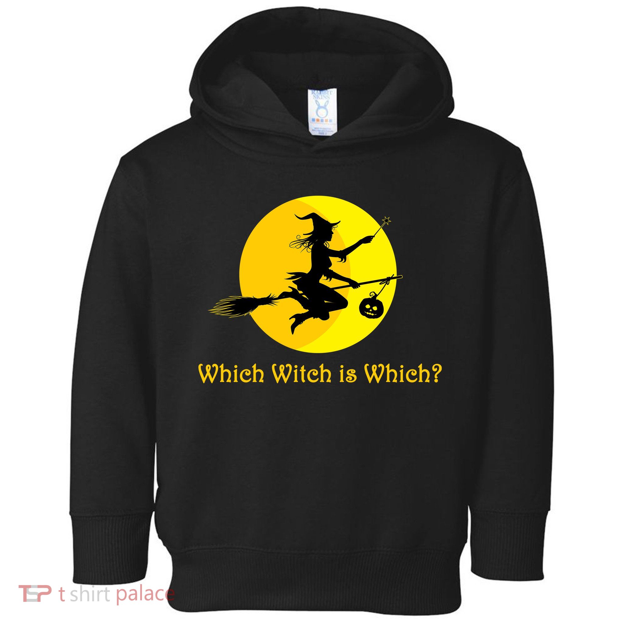 Which Witch is Which? Funny Halloween Toddler Hoodie
