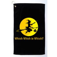 Which Witch is Which? Funny Halloween Golf Towel