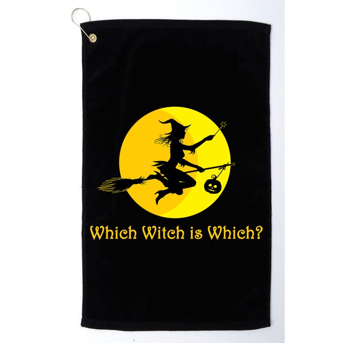 Which Witch is Which? Funny Halloween Golf Towel
