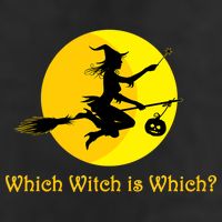 Which Witch is Which? Funny Halloween Golf Towel