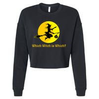 Which Witch is Which? Funny Halloween Cropped Pullover Crew