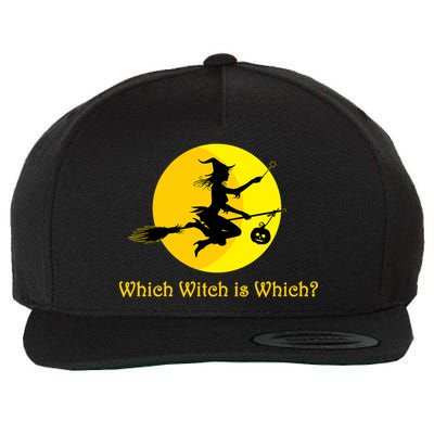 Which Witch is Which? Funny Halloween Wool Snapback Cap