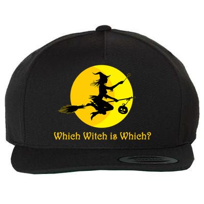 Which Witch is Which? Funny Halloween Wool Snapback Cap