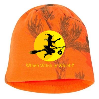 Which Witch is Which? Funny Halloween Kati - Camo Knit Beanie