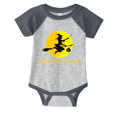 Which Witch is Which? Funny Halloween Infant Baby Jersey Bodysuit