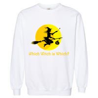 Which Witch is Which? Funny Halloween Garment-Dyed Sweatshirt