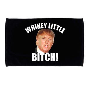 Whiney Little Bitch! Trump Hillary For President Microfiber Hand Towel