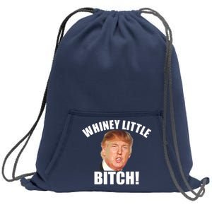 Whiney Little Bitch! Trump Hillary For President Sweatshirt Cinch Pack Bag