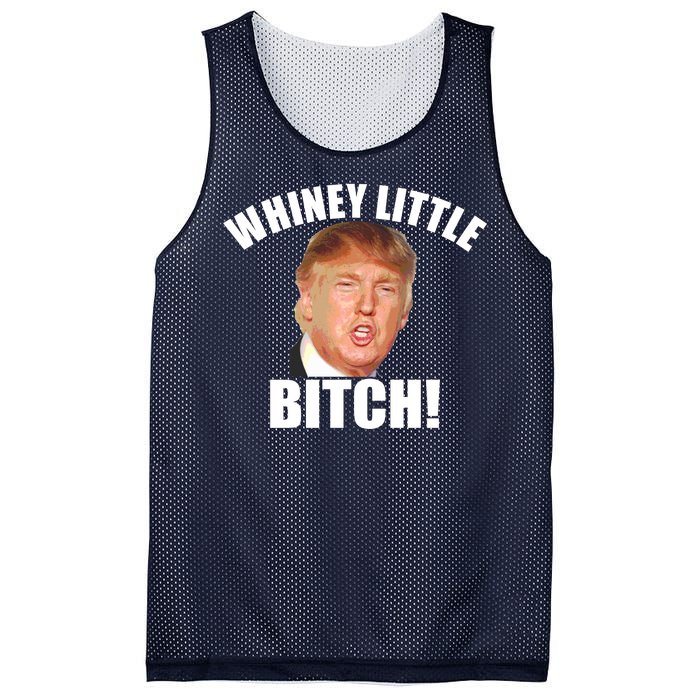 Whiney Little Bitch! Trump Hillary For President Mesh Reversible Basketball Jersey Tank