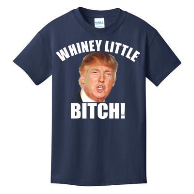 Whiney Little Bitch! Trump Hillary For President Kids T-Shirt