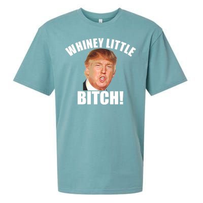 Whiney Little Bitch! Trump Hillary For President Sueded Cloud Jersey T-Shirt