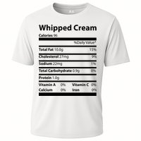 Whipped Cream Nutritional Facts Funny Thanksgiving Cooling Performance Crew T-Shirt