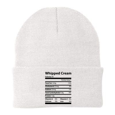 Whipped Cream Nutritional Facts Funny Thanksgiving Beanie