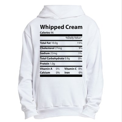 Whipped Cream Nutritional Facts Funny Thanksgiving Urban Pullover Hoodie