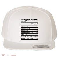 Whipped Cream Nutritional Facts Funny Thanksgiving Wool Snapback Cap