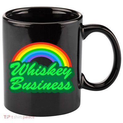 Whiskey Business 11oz C Handle Ceramic Mug
