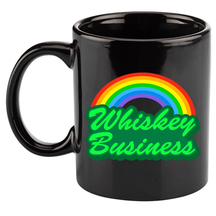 Whiskey Business 11oz C Handle Ceramic Mug