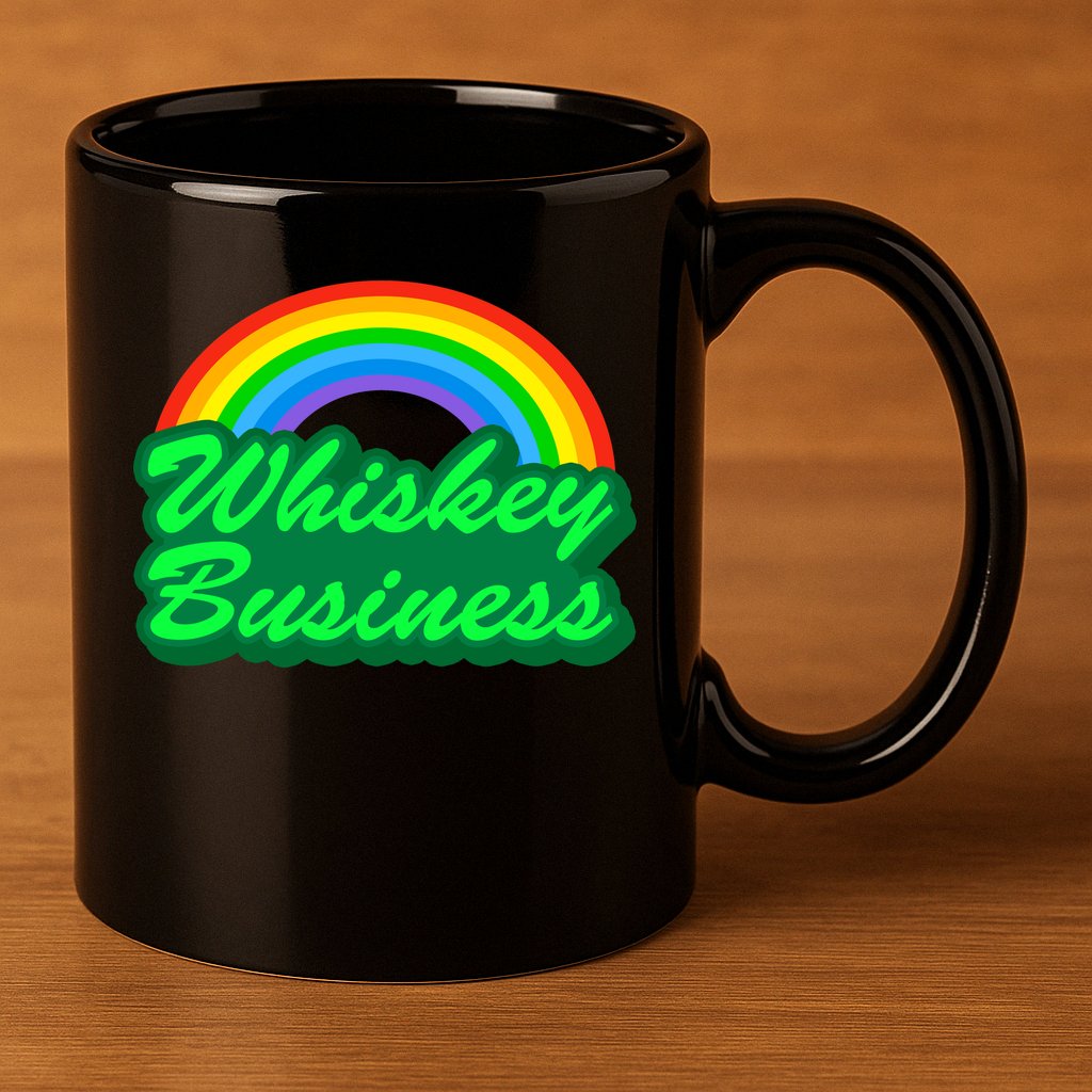 Whiskey Business 11oz C Handle Ceramic Mug