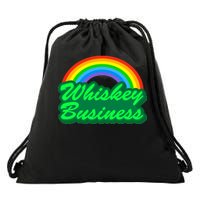 Whiskey Business Drawstring Bag