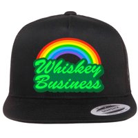 Whiskey Business Flat Bill Trucker Hat