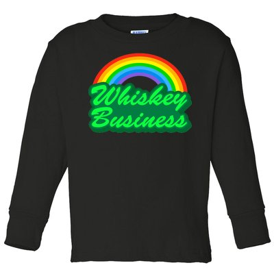 Whiskey Business Toddler Long Sleeve Shirt