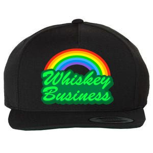 Whiskey Business Wool Snapback Cap