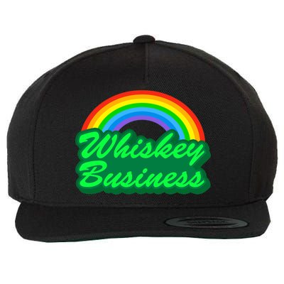 Whiskey Business Wool Snapback Cap