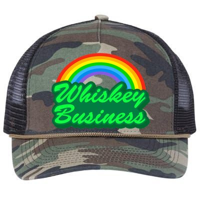 Whiskey Business Retro Rope Trucker Hat Cap