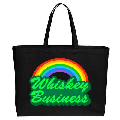 Whiskey Business Cotton Canvas Jumbo Tote