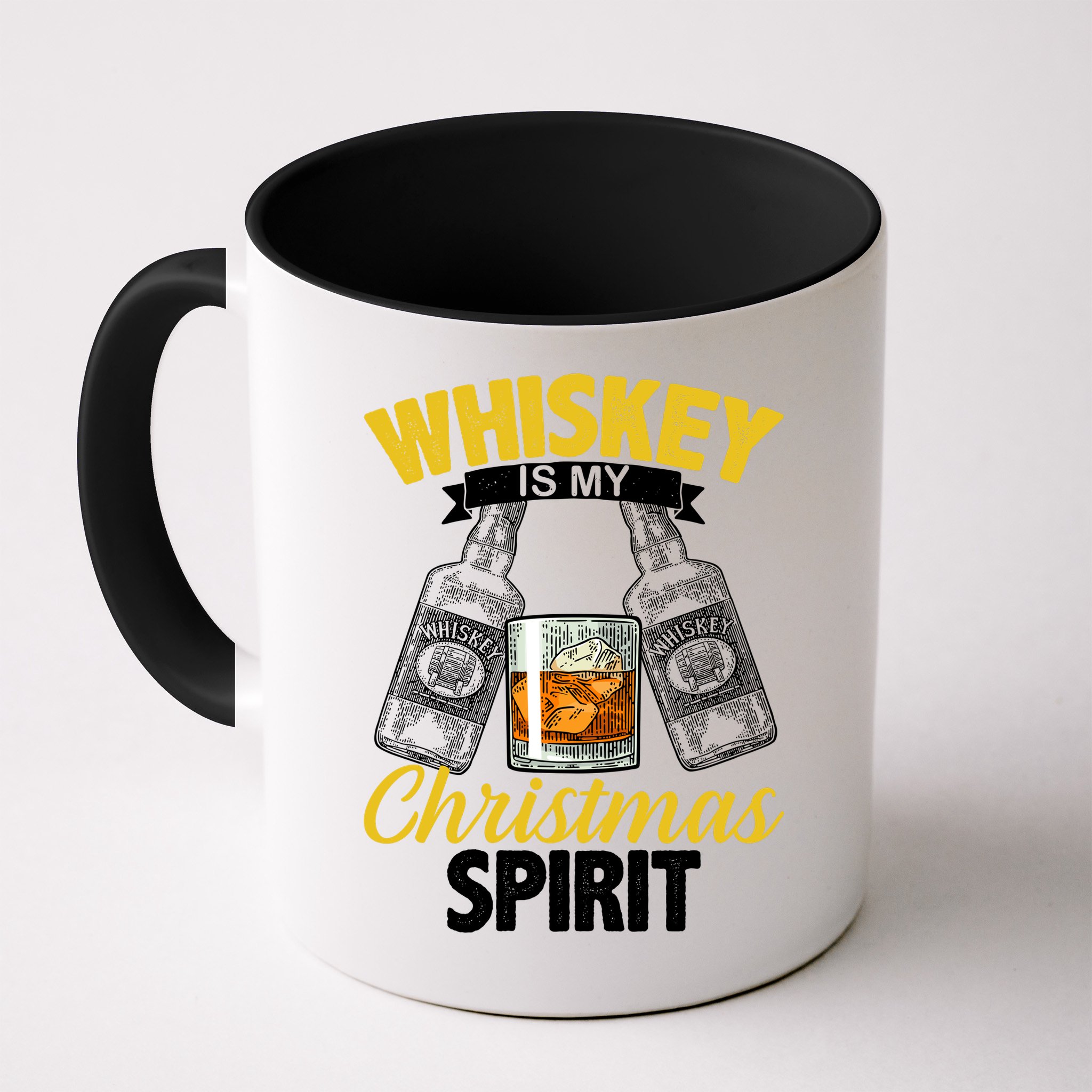 Whiskey Is My Christmas Spirit Mug